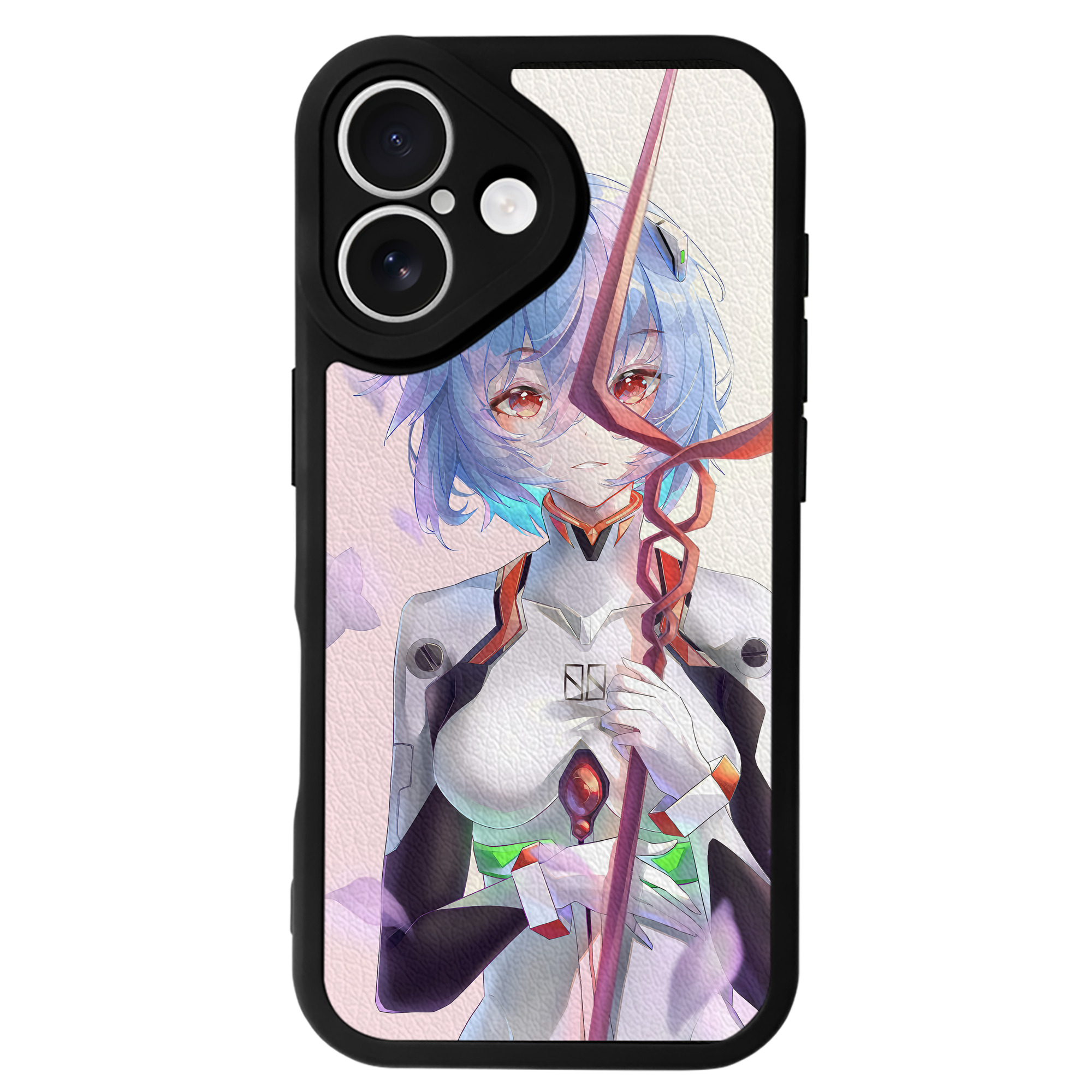 （画像用） EVA 新世紀エヴァンゲリオン 【iPhone 16シリーズ対応】シリコンスマホケース（レザー調） 材質：シリコン